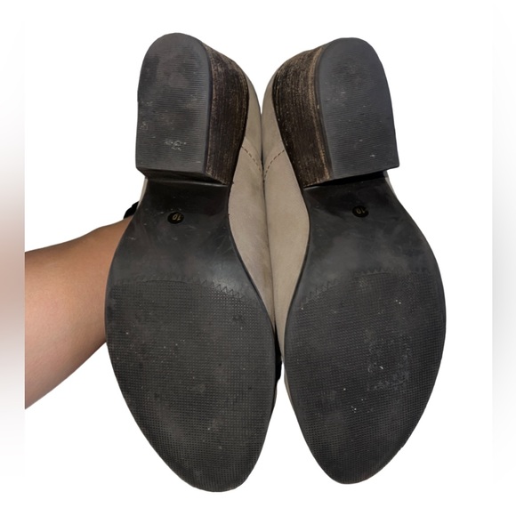 Steve Madden Adelphie taupe leather western booties - Picture 3 of 5